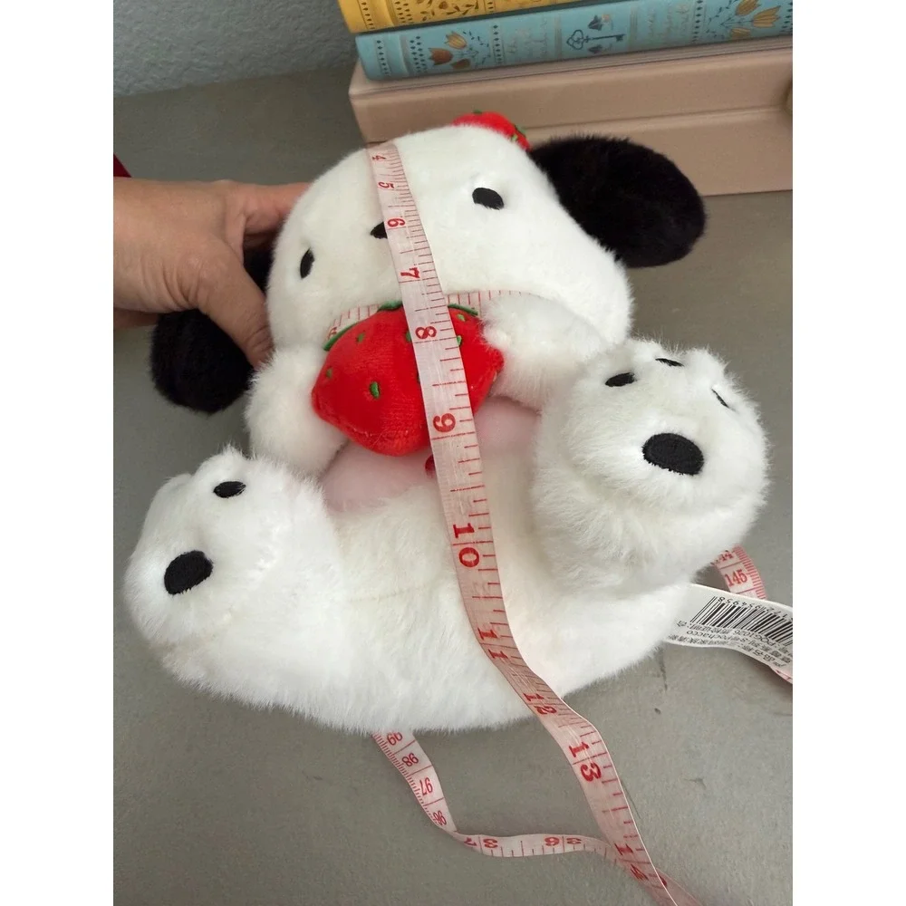 Sanrio Pochacco Strawberry Series Plush Pink Outfit 2025 Kawaii Japan Style